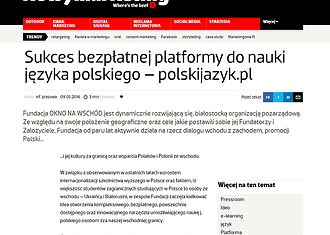 Sukces bezpłatnej platformy do nauki języka polskiego – polskijazyk.pl - NowyMarketing