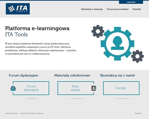 Platforma Learning Management System dla ITA TOOLS Sp. z o.o.